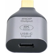 Valor Coverzone Usb-C To Mini Displayport Adaptör 4K 60Hz Görüntü Aktarıcı Type-C To Mdp Dönüştürücü Lapt