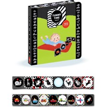 Valor Tummy Time Kitabım - Bebek Aynası ve Katlanır Kitap - Yüksek Kontrastlı Board Book