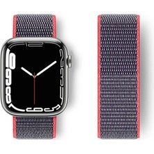 ÖNÇ - PRİME Watch 42MM Hasırlı Cırtcırtlı Kordon - Pembe
