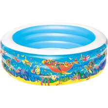 Valor Havuz Şişme Jumbo Desenli Yuvarlak 196CM x 53CM Bestway 51122