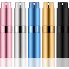 Valor 8 ml Taşınabilir Mini Parfüm Püskürtme Şişesi (5 Adet), Boş Doldurulabilir Sprey Şişesi, Kolonyalar