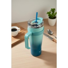 Valor Bambum Horizon - Pipetli Termos Bardak Lacivert 1000ML