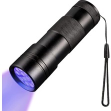 Valor Tarez Ultraviyole Fener, Mor Işık Fener 12 Led, 395 Nm Uv Fener, Köpek ve Kedi Kurumuş Idrar Lekele