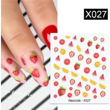 Valor Tırnakmania Su Transferli Nail Art Sticker X027 (49831-27) 3889