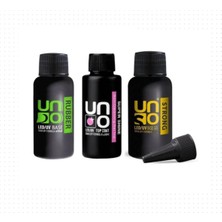 Valor Fontenay Profesyonel Uno Rubber Base Coat & Uno Super Shine Top Coat & Uno Strong Base Coat 50ML Şe