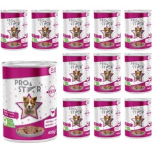 Valor Prostar Yavru Köpek Biftekli Pate 400 gr x 12 Adet