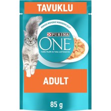 Valor Purina One Tavuklu Yaş Kedi Maması 85 Gram, 26 Adet