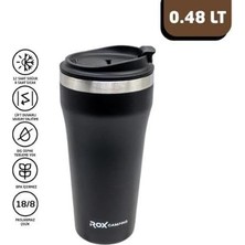 Valor Rox Camping 0190 Kahve Termosu 0.48 Lt - Siyah