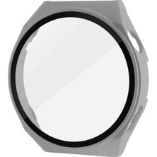 ÖNÇ - PRİME Huawei Watch Gt3 Pro 46MM Dota Camlı Kasa Ekran Koruyucu - Uzay Grisi