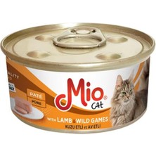 Valor Mio 85 gr Kedi Yaş Mama, Kuzu Etli ve Av Etli x 24 Adet