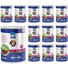 Valor Pawpaw Yavru Köpek Biftekli ve Jöleli Konserve Mama 400 gr x 12 Adet