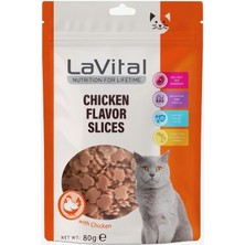 Valor Lavital Tavuklu Kedi Ödül Maması Chicken Flavor Slices With Real Chicken 80 gr