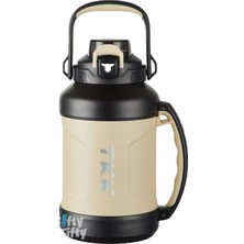 Valor Tkk 1650 ml Profesyonel Kamp Matarası/çelik Termos Çift Kullanım Pipetli/rahat Içim 12/24 Yalıtım -