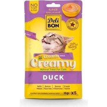 Valor Delibon Creamy Ödül Maması Ördekli 15GR 5li Paket
