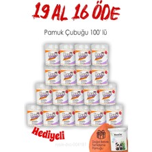 Valor 19 Al 16 Öde 100'LÜ Lux Pamuk Çubuğu ve Rosie