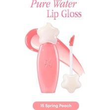 Valor Dasique Nemlendirici ve Besleyici, Dudak Parlatıcısı Pure Water Lip Gloss (15 Spring Peach)