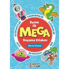 ÖNÇ - PRİME Mega Boyama Kitabım - Macera Dünyası