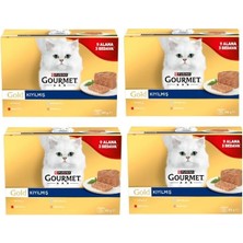 Valor Gourmet Gold Kıyılmış Tavuk Etli Yaş Kedi Maması Multipack 85 Gr. (48 Al 36 Öde)