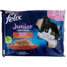 Valor Felix Junior Yavru Yaş Kedi Maması 85GR 4lü