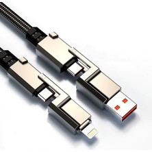 Valor Valkyrie 4ın1 Güçlü ve Sağlam Data ve Şarj Kablosu - Ios Type-C USB