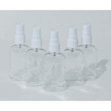 Valor 50 ml Sprey Başlıklı Boş Pet Şişe 5 Adet