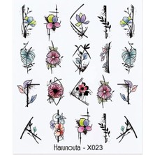 Valor Tırnakmania Su Transferli Nail Art Sticker X023 (49831-23) 3885