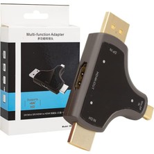 Valor Mini Dp+Dp+Hdmi To HDMI 4K Çevirici