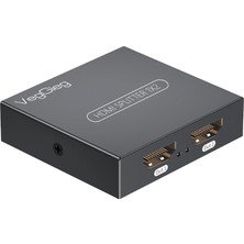 Valor Veggieg 4K 30Hz 1 Giriş 2 Çıkış HDMI Splitter Görüntü Ayırıcı Bölücü Adaptör
