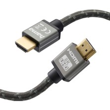 Valor Ultra High Speed HDMI Kablo, Metal Altın Uç, 8k,2m