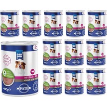 Valor Pawpaw Yetişkin Köpek Biftekli Pate 400 gr x 12 Adet