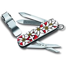 Valor Victorinox 0.6463.840 Nailclip 580 Edelweiss Desenli Tırnak Makaslı Çakı