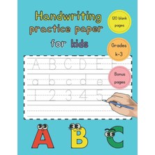 Valor Handwriting Practice Paper For Kids: 120 Blank Pages. Wide Lines With A Dotted Center For Practicin