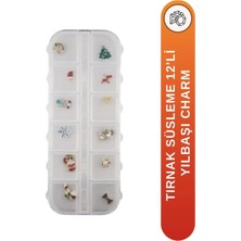 Valor Fontenay 12 Farklı Çeşit 3D Tırnak Süsleri Tırnak Charm Nail Charms Yeni Christmas Özel Süsleri 1 R
