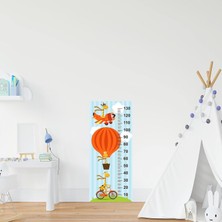 Valor Çocuk Odası Bebek Odası Boy Ölçer Boy Cetveli Sticker Uçan Zürafa