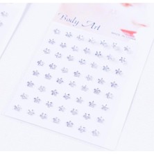 Valor Yıldız Kristal Yüz ve Vücut Stickerı Makyaj Taşı, 1 mm 112 Adet