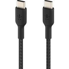 Valor Belkin Boostcharge (0.5ft) Braided Usb-C To Usb-C Cable For Iphone 16, Iphone 16 Pro, Iphone 16 Pro