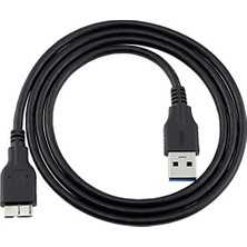 Valor USB 3.0 Taşınabilir HDD Harddisk Veri Ara Bağlantı Kablosu 1 Metre Siyah 4280