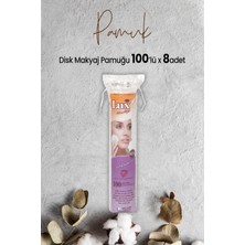 Valor Lux Disk Makyaj Pamuğu 100'LÜ x 8 Adet