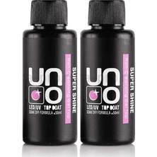 Valor Fontenay Uno Supershine Top Coat 50 ml Silinmeyen Top Coat Bulk 2'li Set Şeffaf