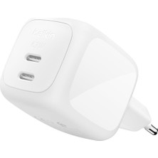 Valor Belkin Smartprotect 2 Portlu Usb-C Şarj Cihazı 67 W, 2 Usb-C Portuna Sahip Çift Portlu Gan Şarj Cih