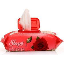 Valor Sleepy Gül Kokulu Islak Bebek Havlusu (1 x 90 Yaprak)