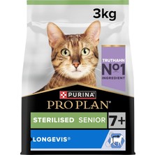 Valor Pro Plan Senior Hindili Kuru Kısırlaştırılmış Kedi Maması 3 kg