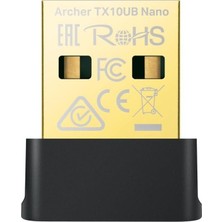 Valor Tp-Link Archer TX10UB Nano | Wi-Fi 6 & Bluetooth 5.3 USB Adaptör | AX900 Mbps | Çift Bant | Ikisi B