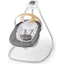 Valor Ingenuity Simplecomfort Kompakt Yatıştırıcı Salıncak, Döner Oyuncak Çubuğu, Dönen Koltuk, 6 Hız Seç