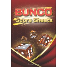 Valor Independently Published Bunco Score Sheets: 200 Double-Sided Game Cards | Dice Scorebook