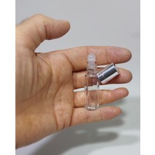 Valor Sampex 25 Adet Parfüm,kolonya,dezenfekten Için Boş Rolon Şişe 5 ml Şeffaf