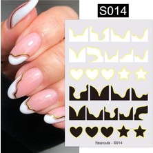 Valor Tırnakmania Üç Boyutlu Yapışkanlı Sticker S014 (53790-8) 4042