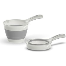 Valor Deconox Katlanabilir Maşrapa, Katlanır Banyo Maşrapası, Akordiyon Koçero (27CMX17CMX4CM)