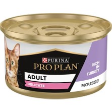 Valor Pro Plan Delicate Hindili Konserve Yaş Yetişkin Kedi Maması 24 x 85 G