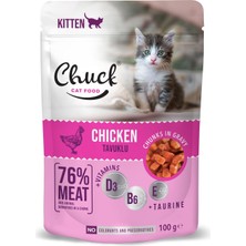 Valor Chuck Pouches, Yavru, Tavuklu 100 gr x 24 Adet